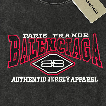 Remera Balenciaga Logo Print Negra