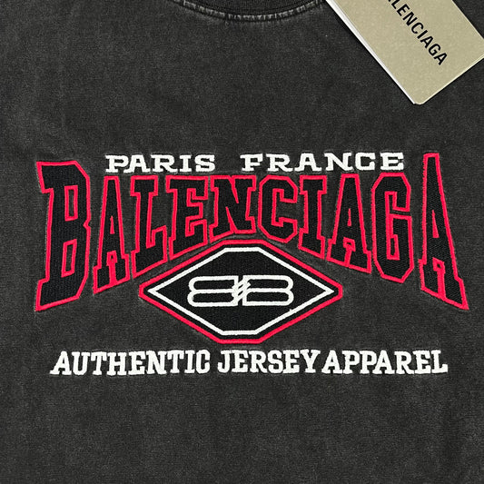 Remera Balenciaga Logo Print Negra