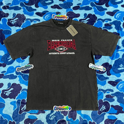 Remera Balenciaga Logo Print Negra