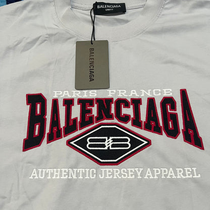 Remera Balenciaga Logo Print Blanca