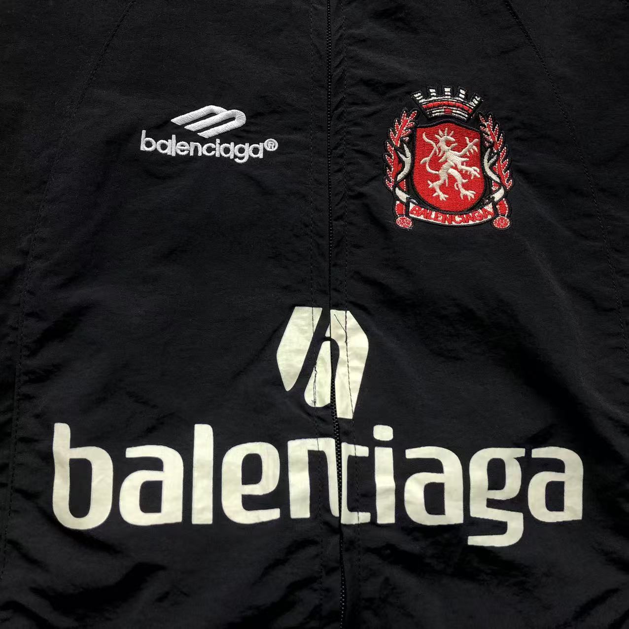 Campera Balenciaga Paris Soccer Negra