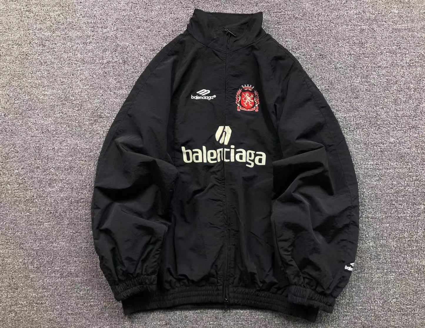 Campera Balenciaga Paris Soccer Negra