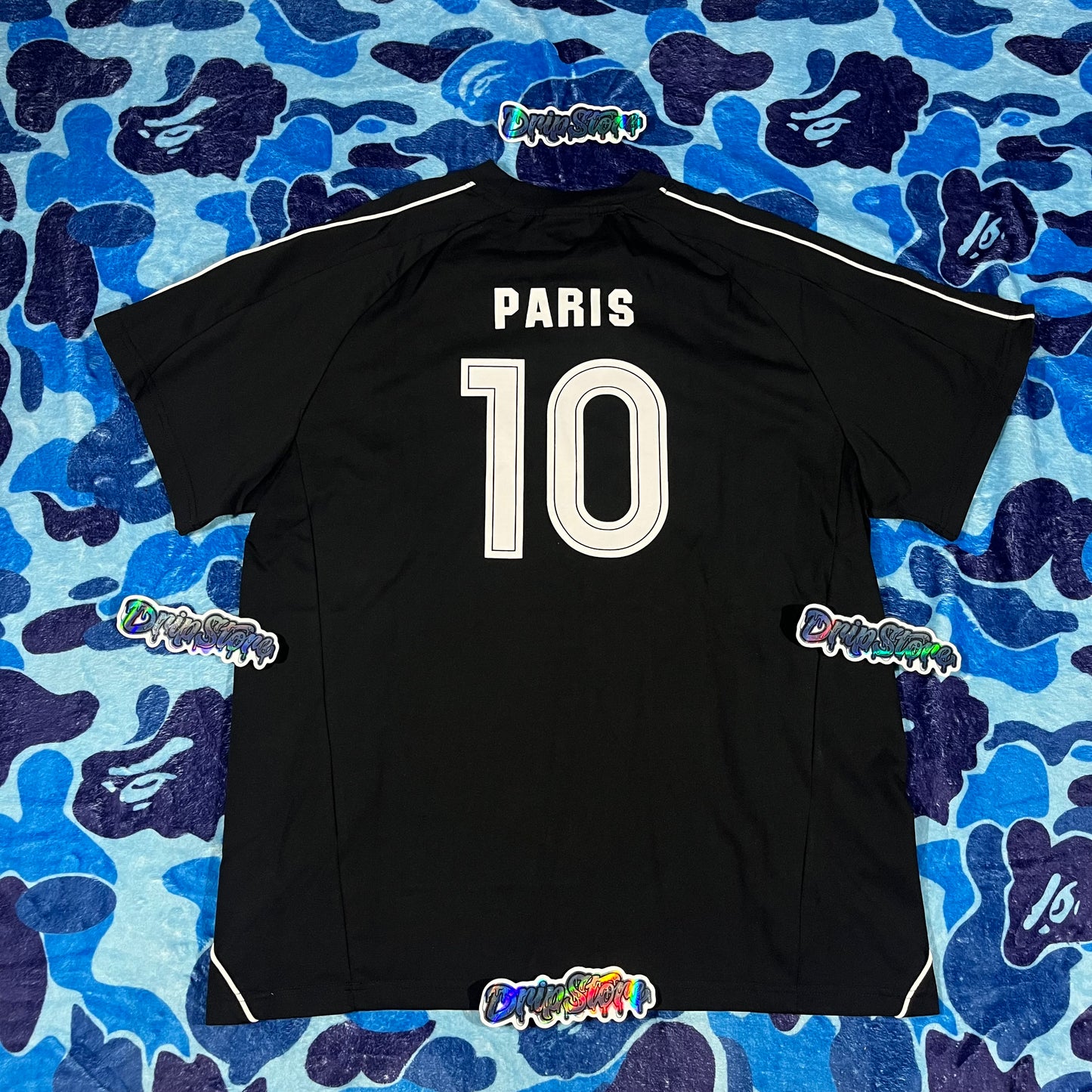 Remera Balenciaga Paris Soccer Negra