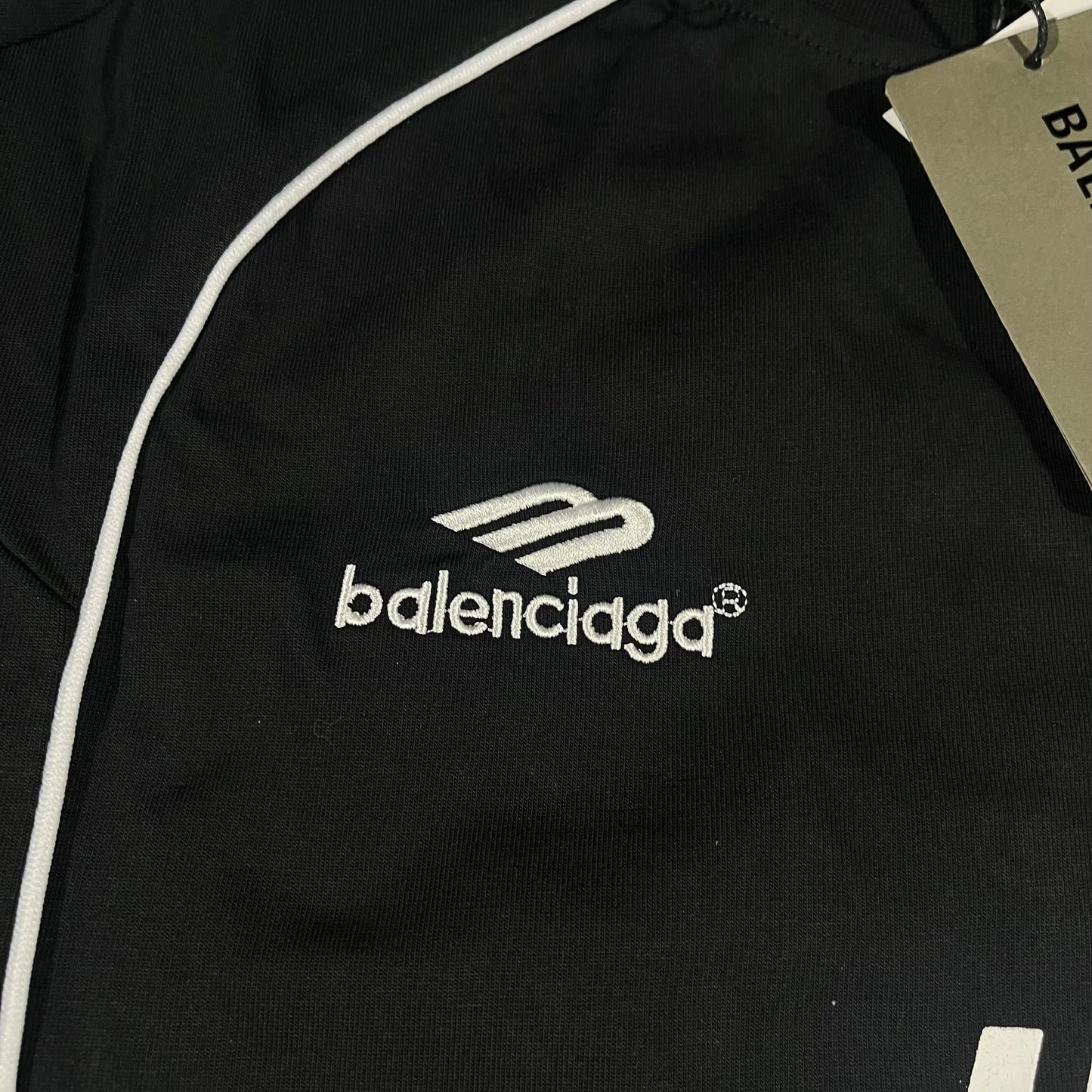 Remera Balenciaga Paris Soccer Negra