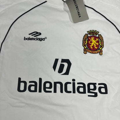 Remera Balenciaga Paris Soccer Blanca