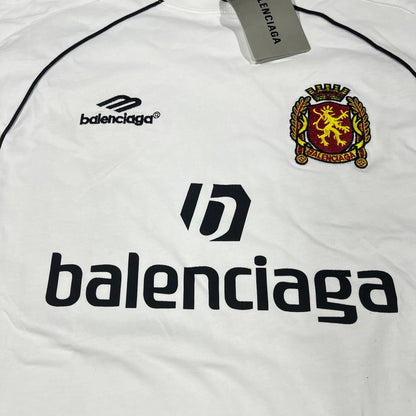 Remera Balenciaga Paris Soccer Blanca