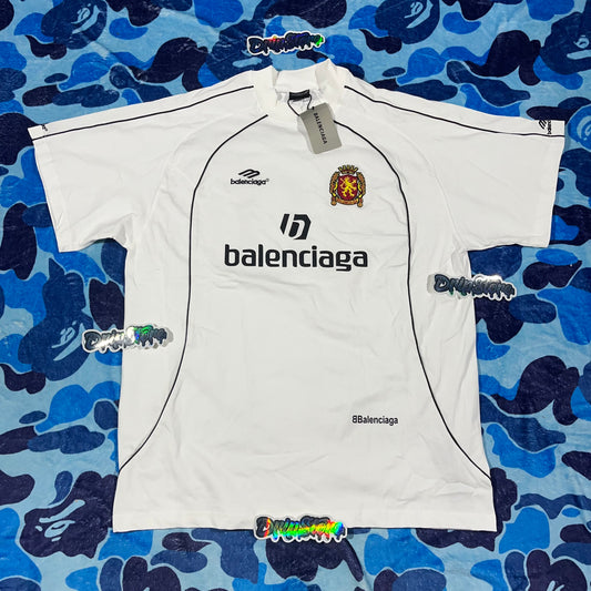 Remera Balenciaga Paris Soccer Blanca