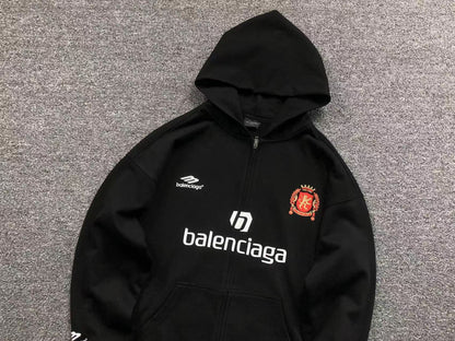 Campera Balenciaga Paris Soccer Negra