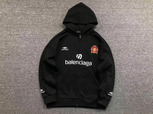 Campera Balenciaga Paris Soccer Negra