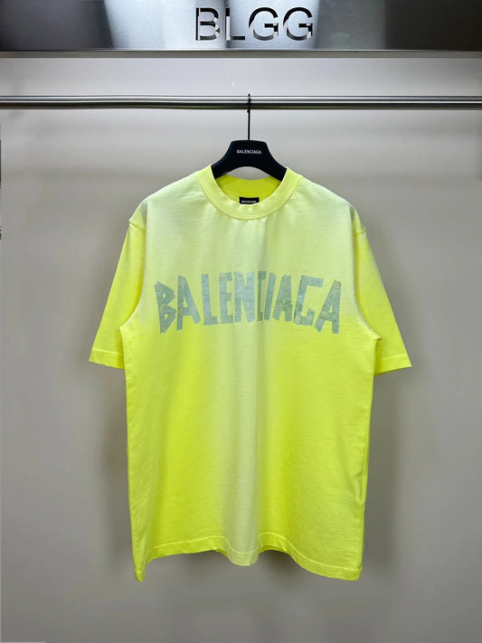 balenciaga-tape-type-t-shirt-yellow-fluo-Drip Store Argentina