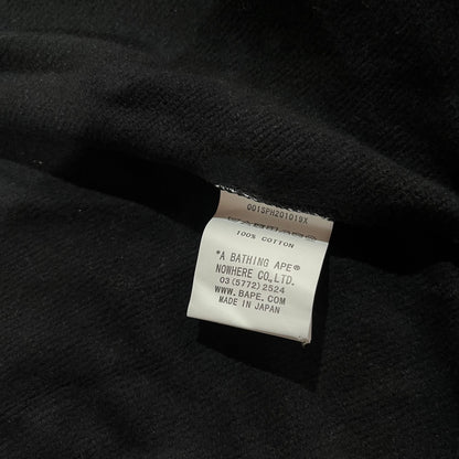 Campera Bape 1St Camo Shark Full Zip Buzo Negro