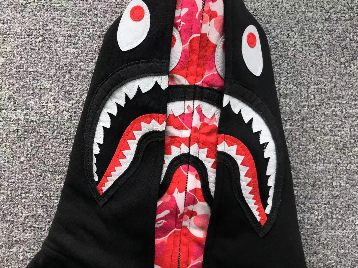 bape-abc-shark-full-zip-double-hoodie-black-pink-12-Drip Store Argentina