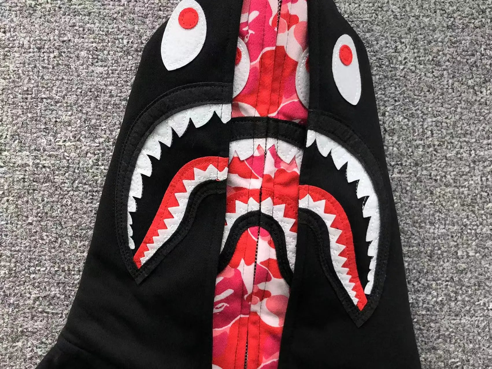 bape-abc-shark-full-zip-double-hoodie-black-pink-12-Drip Store Argentina