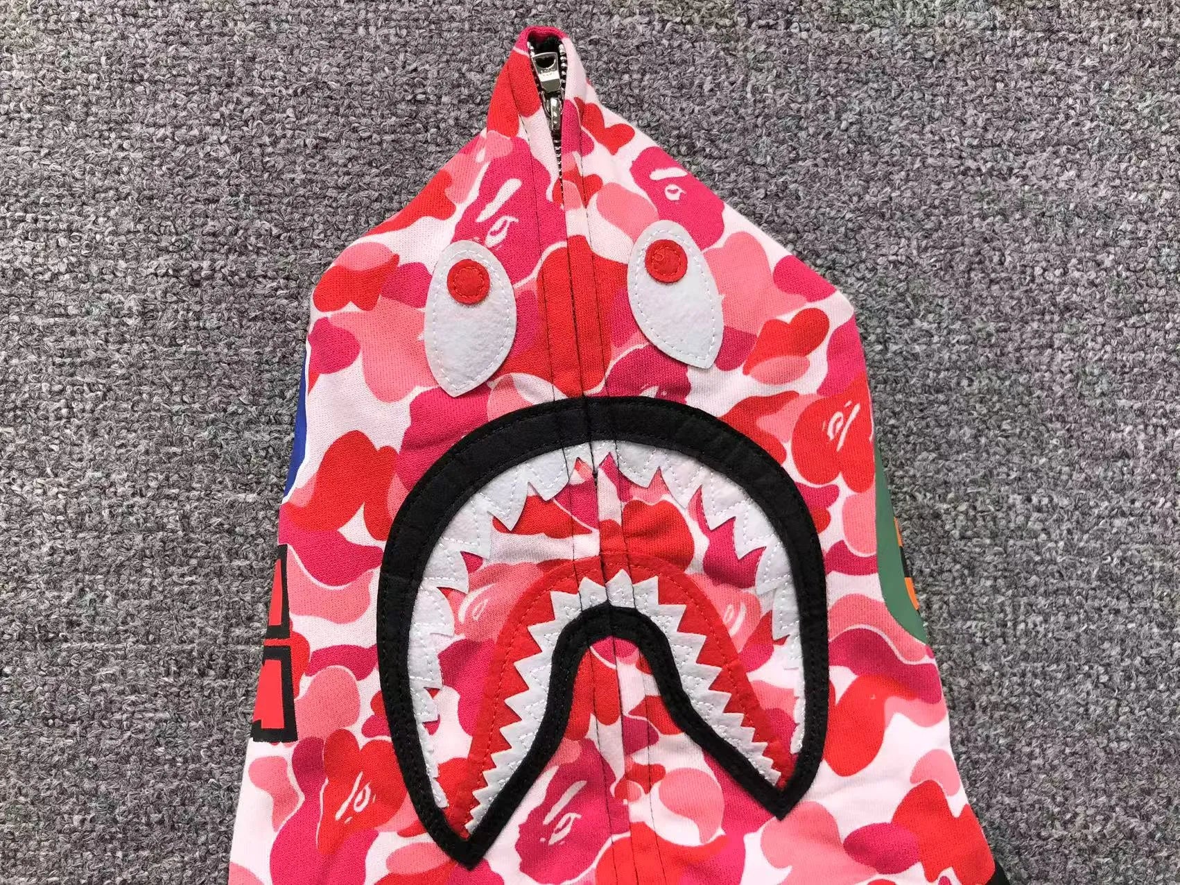 bape-abc-shark-full-zip-double-hoodie-black-pink-13-Drip Store Argentina