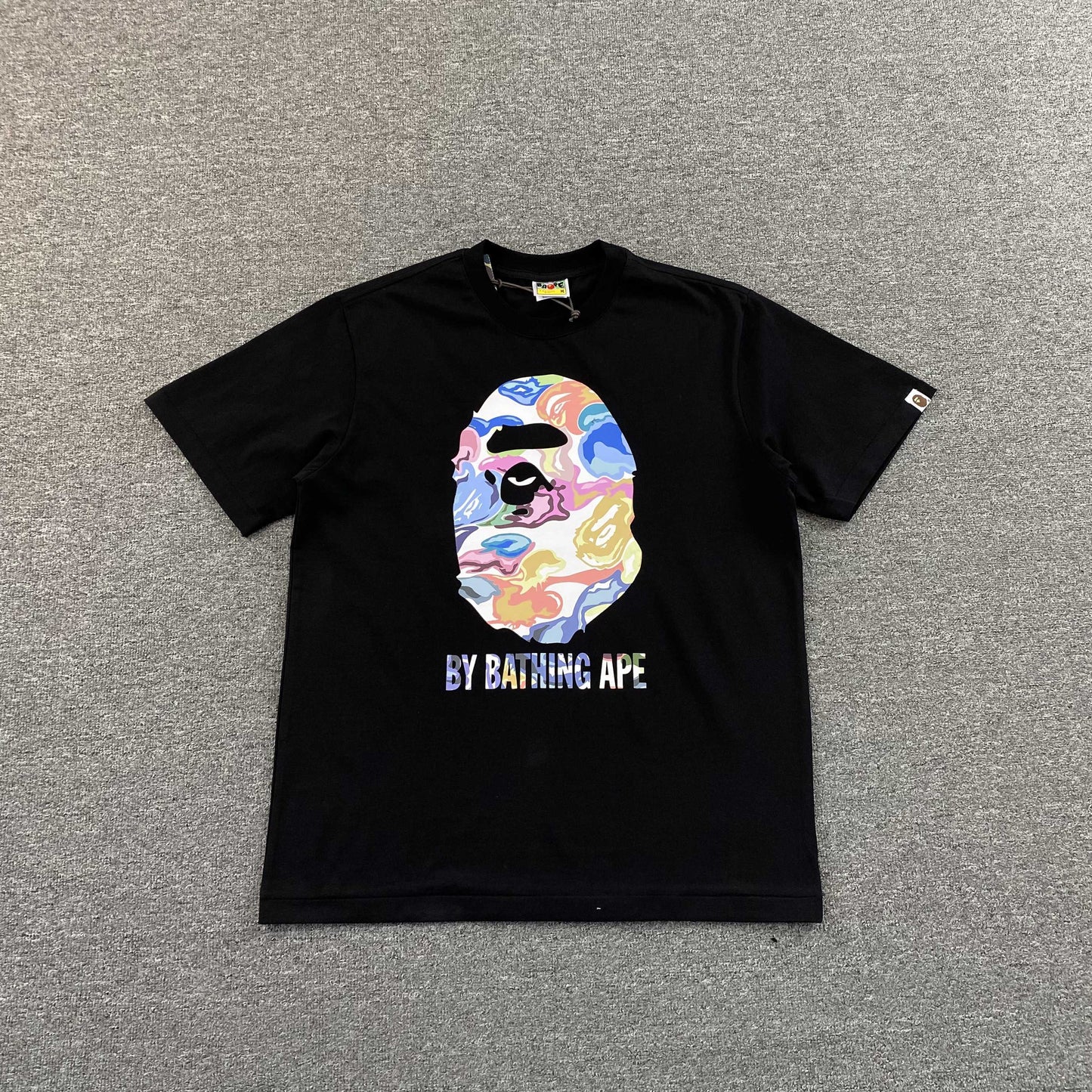 Remera Bape Art Camo Negra