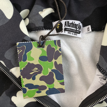 Campera Bape City Camo Shark Full Zip Negra