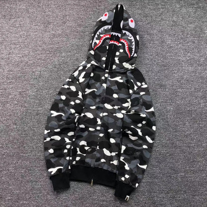 bape-city-camo-shark-wide-full-zip-double-hoodie-black-Drip Store Argentina