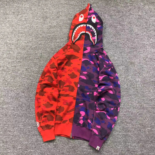 bape-color-camo-separate-shark-full-zip-hoodie-red-purple-Drip Store Argentina