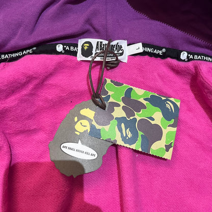 Campera Bape Color Camo Shark Double Violeta