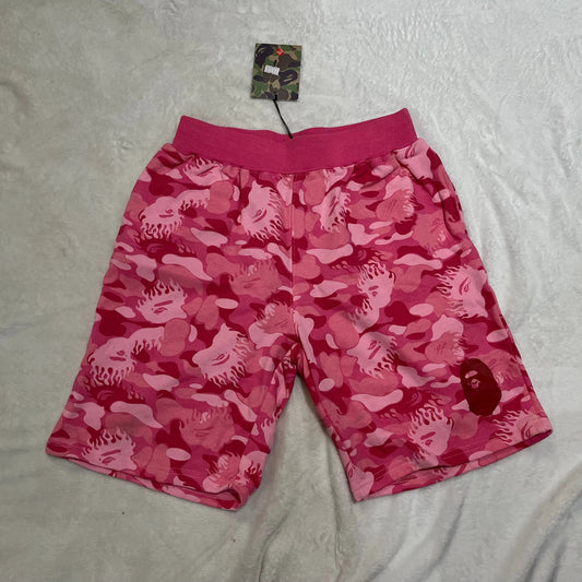 bape-fire-camo-sweat-shorts-pink-Drip Store Argentina
