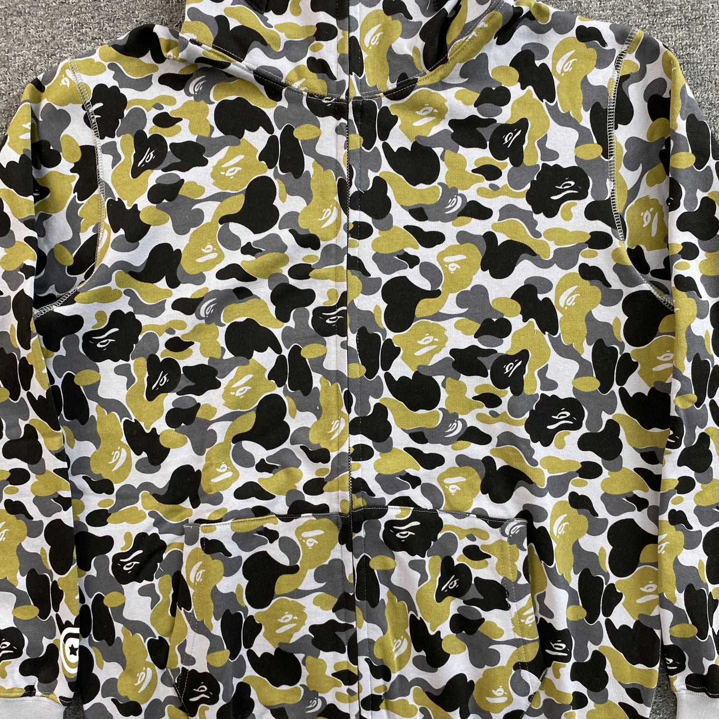 Campera Bape Ginza Separate Shark Full Zip Multicolor