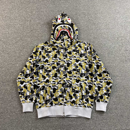 Campera Bape Ginza Separate Shark Full Zip Multicolor