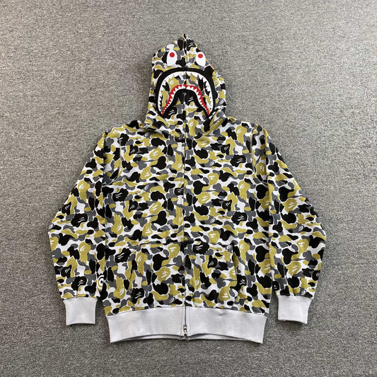 Campera Bape Ginza Separate Shark Full Zip Multicolor