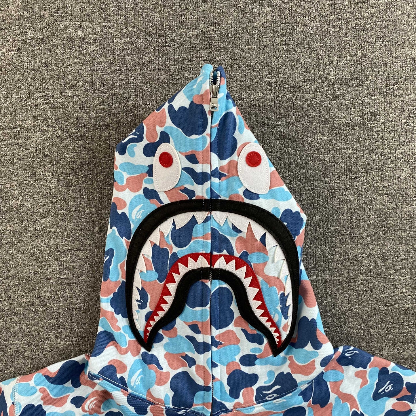 Campera Bape Hangzhou Separate Shark Full Zip Multicolor