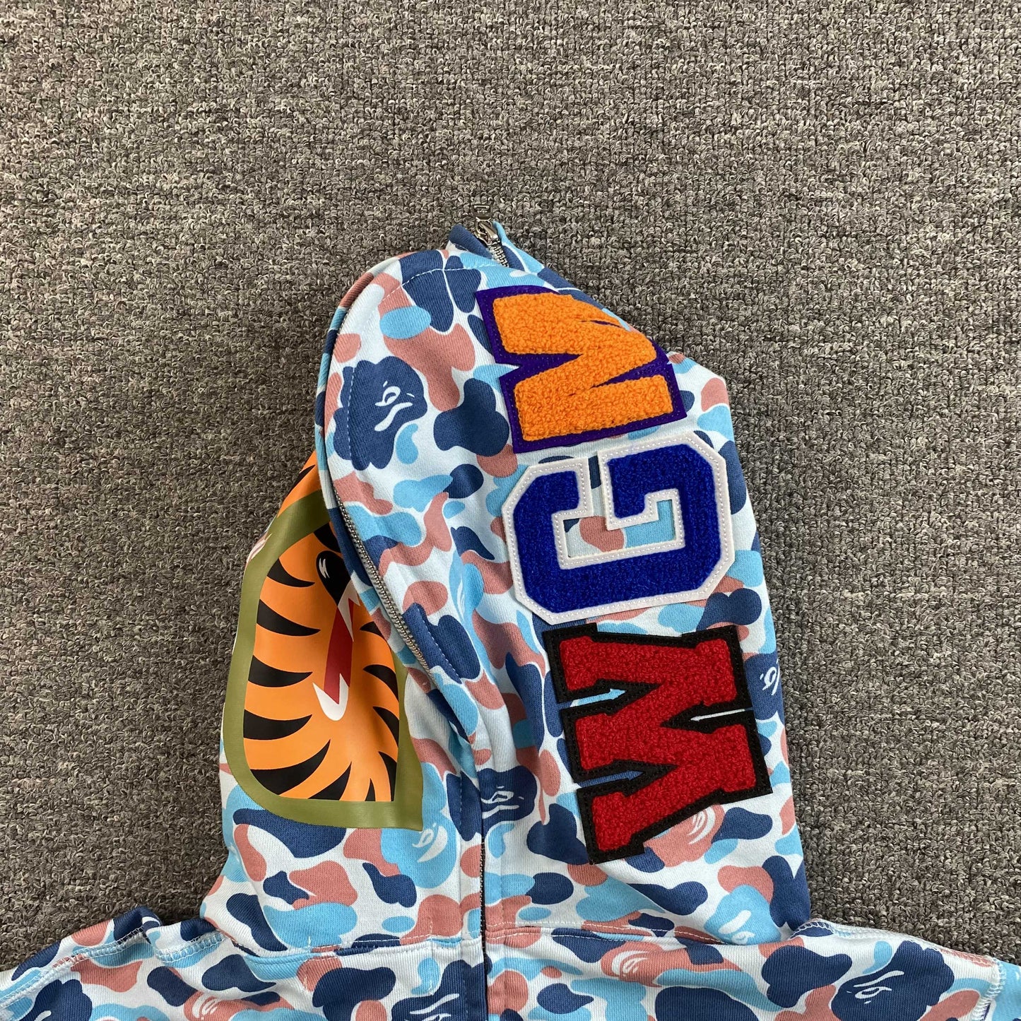 Campera Bape Hangzhou Separate Shark Full Zip Multicolor