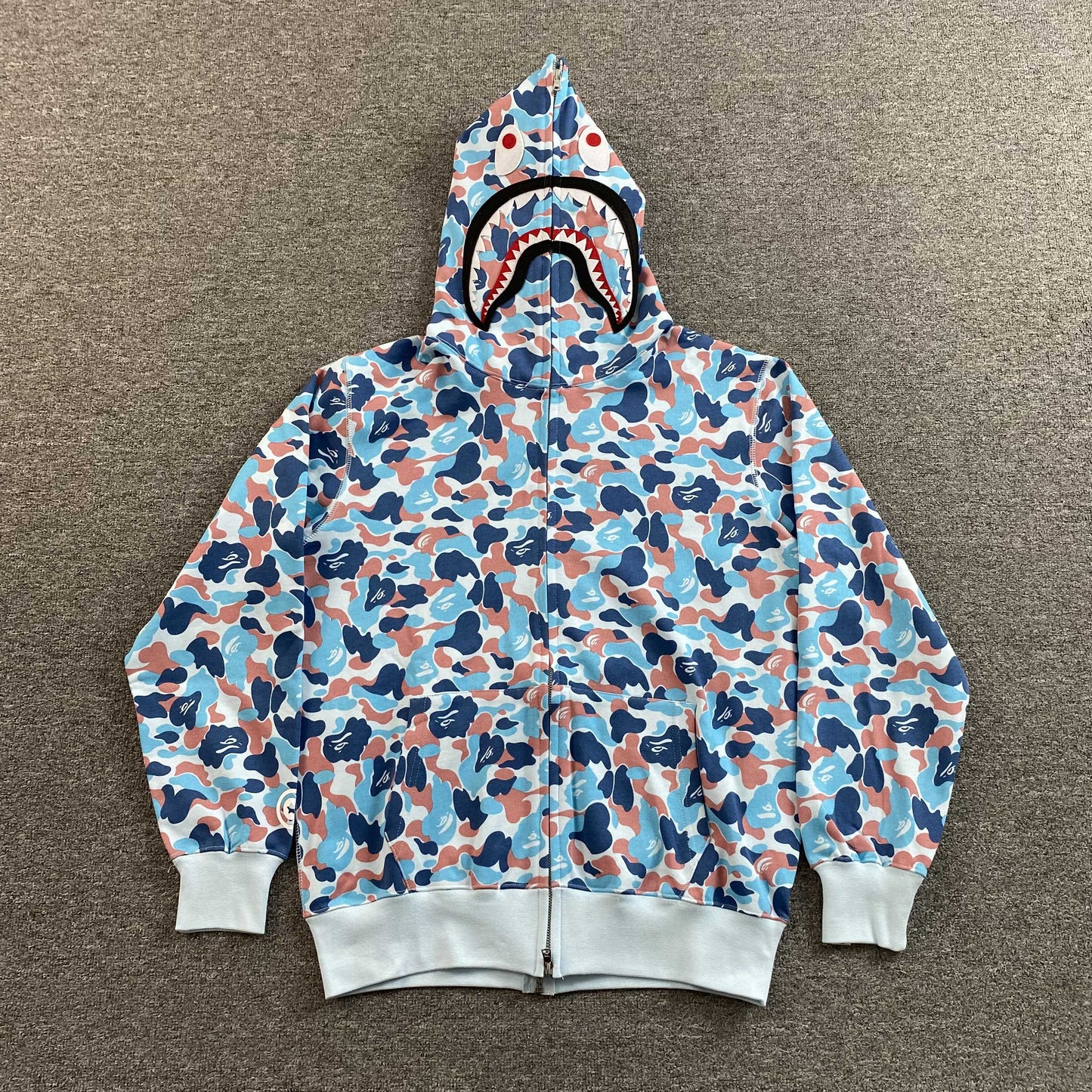Campera Bape Hangzhou Separate Shark Full Zip Multicolor