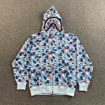 Campera Bape Hangzhou Separate Shark Full Zip Multicolor