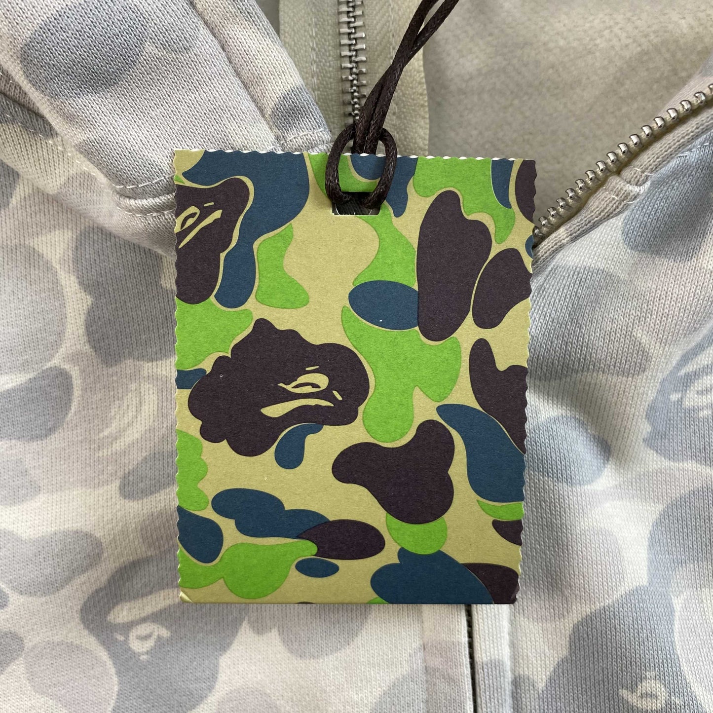 Campera Bape Harajuku Separate Shark Full Zip Blanco