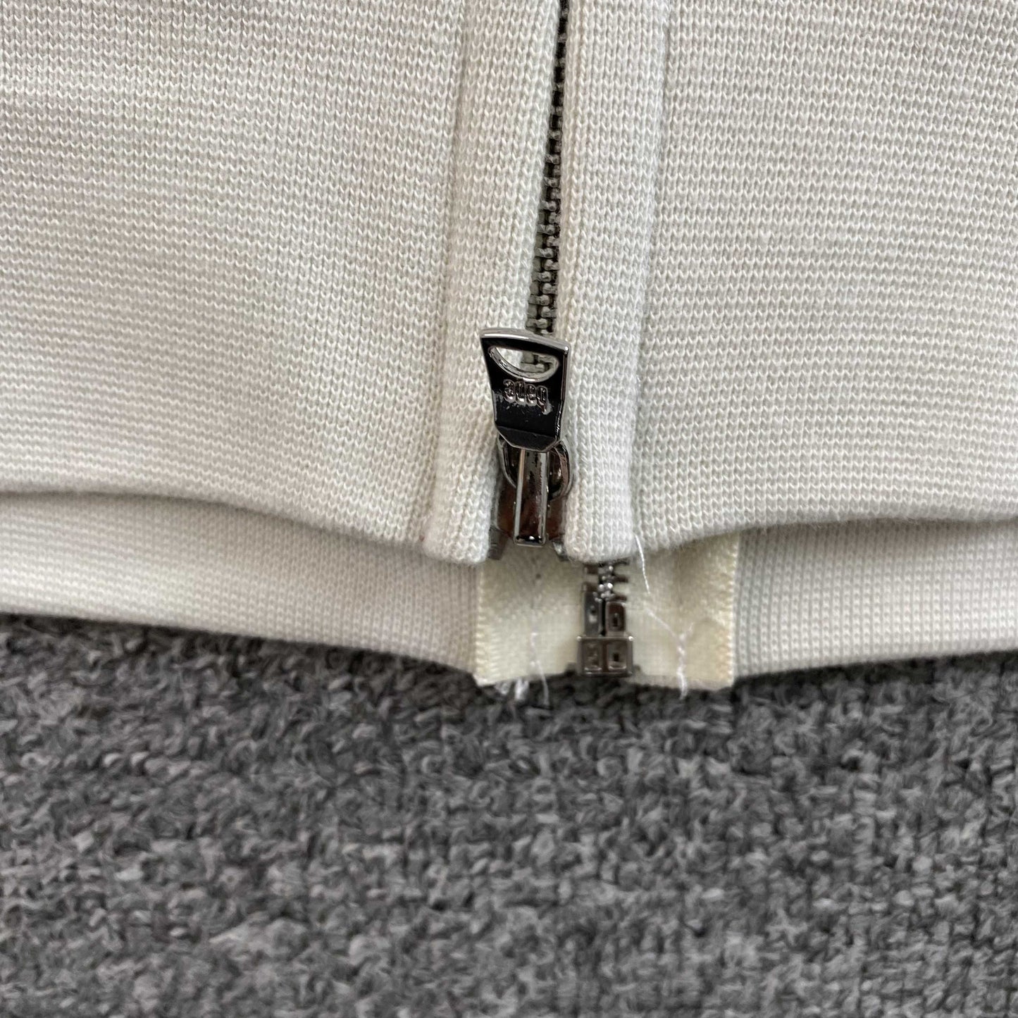 Campera Bape Harajuku Separate Shark Full Zip Blanco