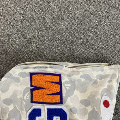 Campera Bape Harajuku Separate Shark Full Zip Blanco