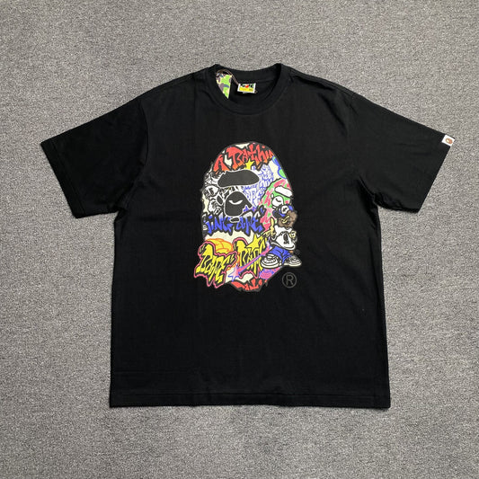 bape-lux-sport-ape-head-tee-black-Drip Store Argentina