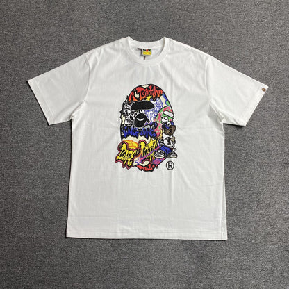 bape-lux-sport-ape-head-tee-white-Drip Store Argentina