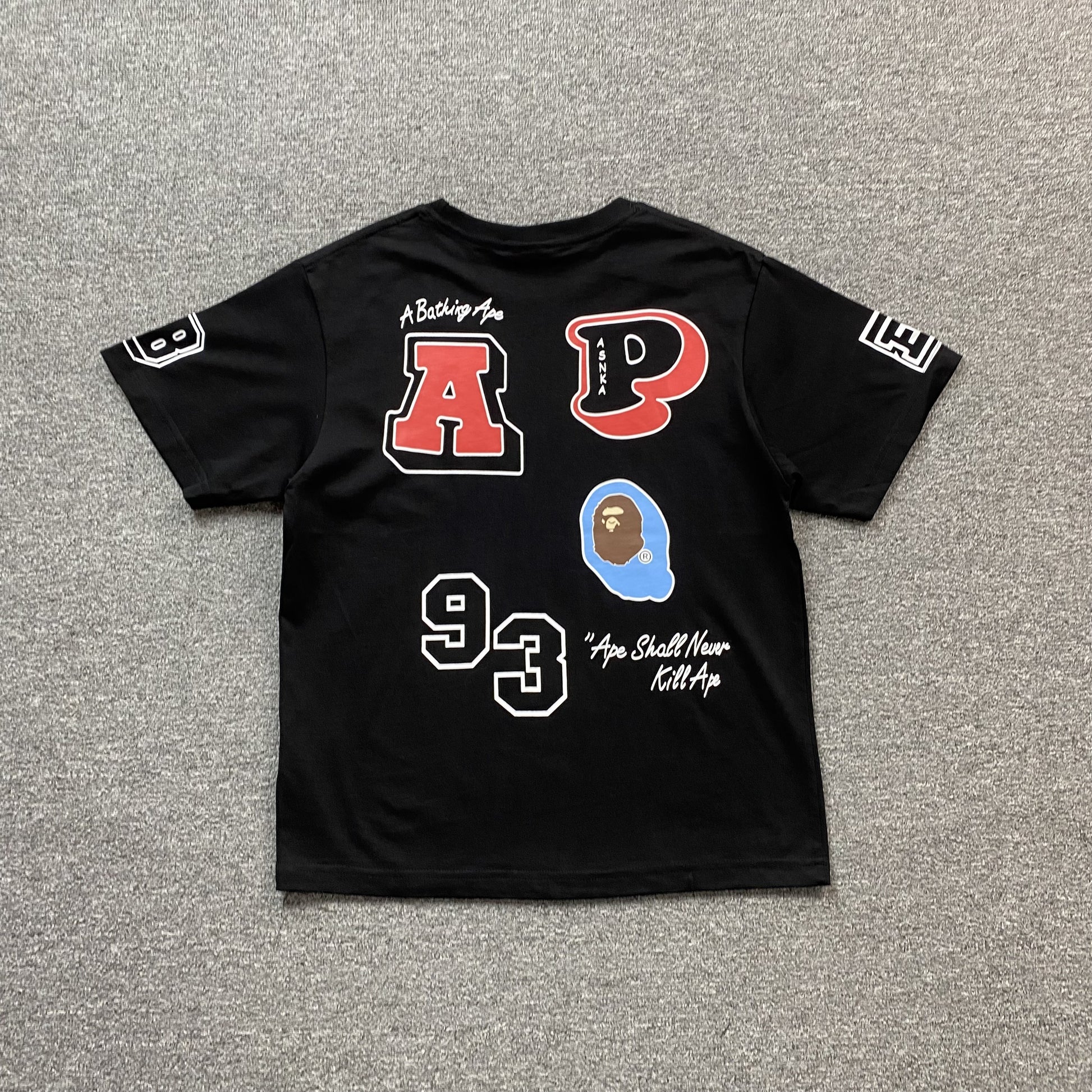 bape-multi-fonts-tee-black-2-Drip Store Argentina