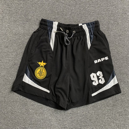 Short Bape Multi Logo Soccer Negro
