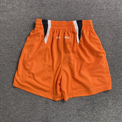 Short Bape Multi Logo Soccer Naranja