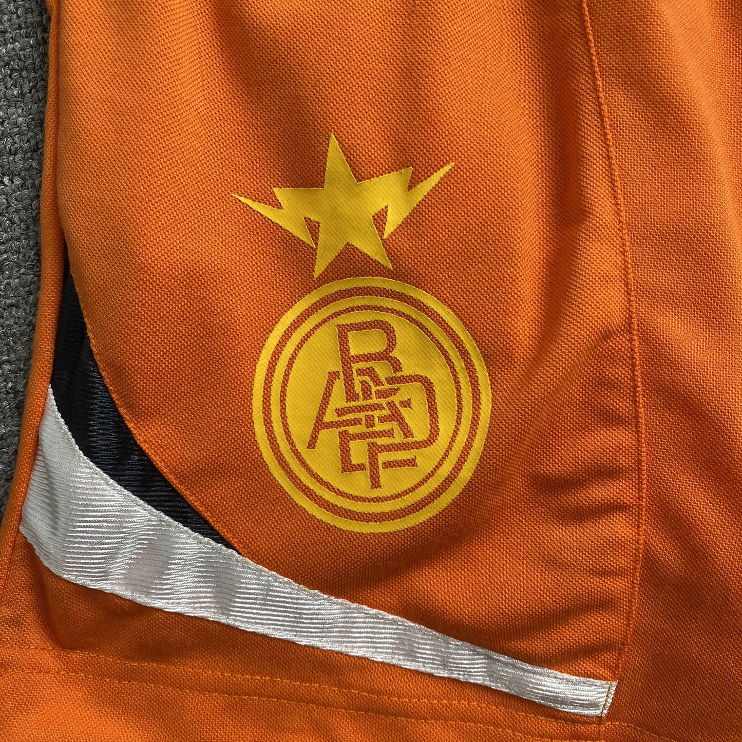 Short Bape Multi Logo Soccer Naranja