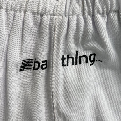 Short Bape Multi Logo Soccer Blanco