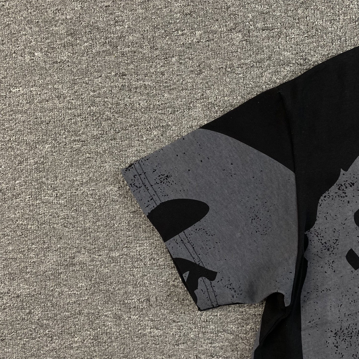 Remera Bape Water Print Ape Head Negra