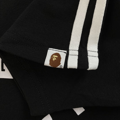 Remera Bape x Adidas Negra