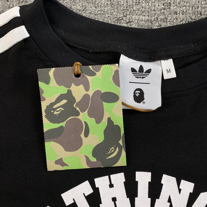 Remera Bape x Adidas Negra
