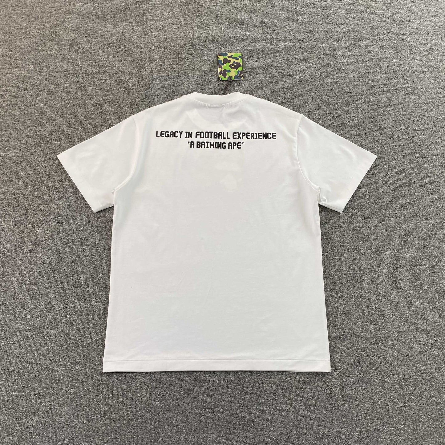 Remera Bape x CR7Life Big Ape Head Blanca