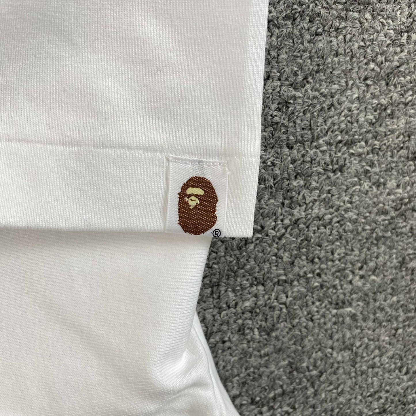 Remera Bape x CR7Life Big Ape Head Blanca