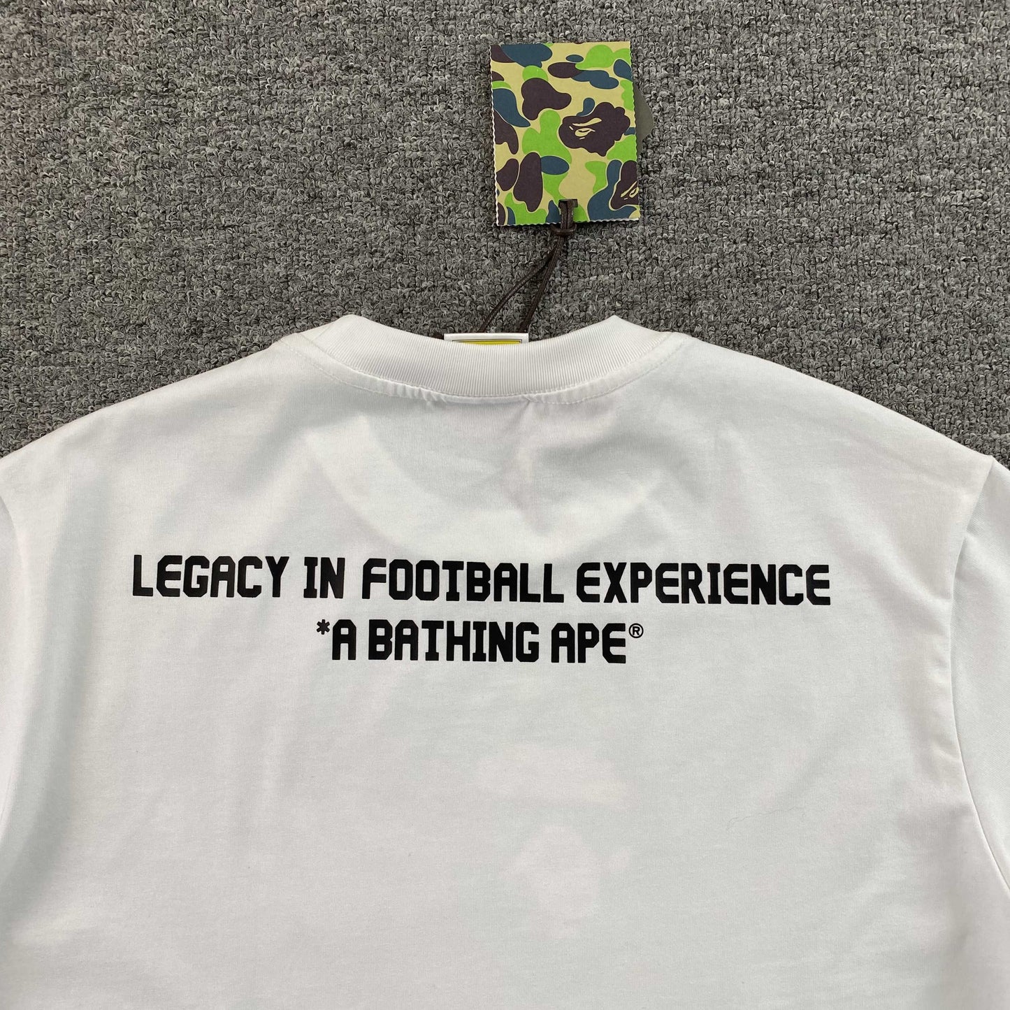 Remera Bape x CR7Life Big Ape Head Blanca
