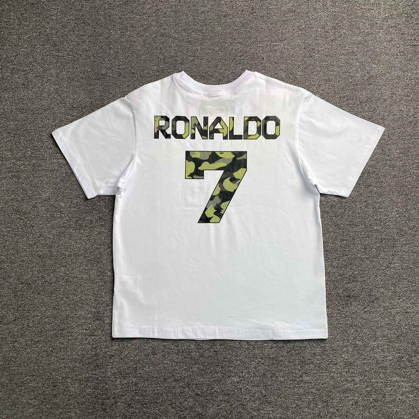 Remera Bape x CR7Life Ronaldo 7 Blanca