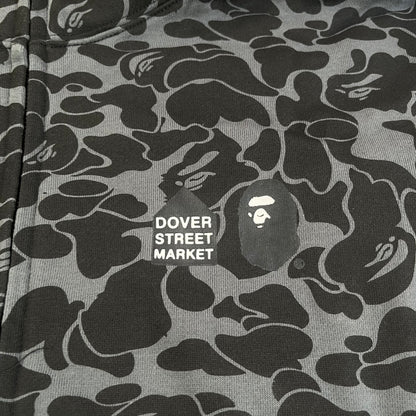 Campera Bape X Dsm Special Camo Shark Full Zip Negra