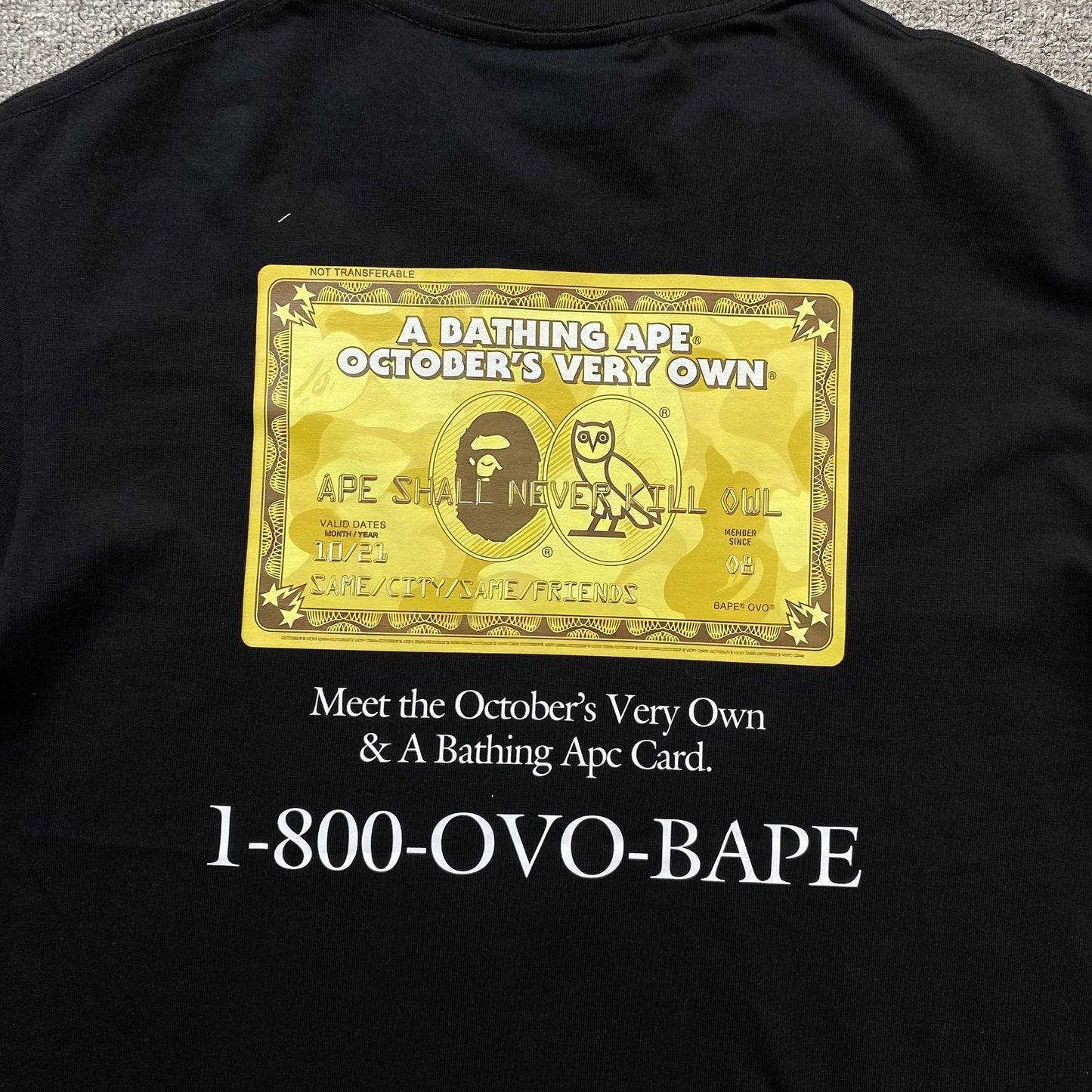 bape-x-ovo-card-tee-black-3-Drip Store Argentina